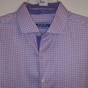 Fit-Wel Men's Custom Shirt Size 15/15 1/2 33/34 Sl